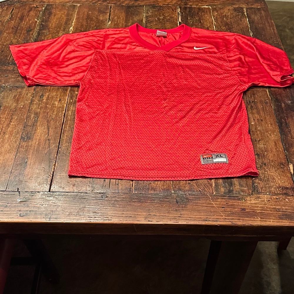 Nike Red Athletic Shirt. Size Youth XL